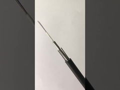 LSZH Jacket Indoor Armored Fiber Optic Cable with 6-12 Fibers Per Tube