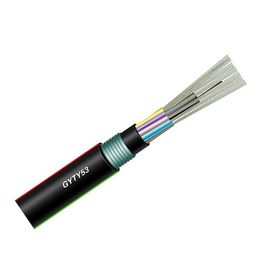 Quality  6 Core Outdoor Fiber Optic Cable Single Mode For Direct Buried with PE outer sheath factory