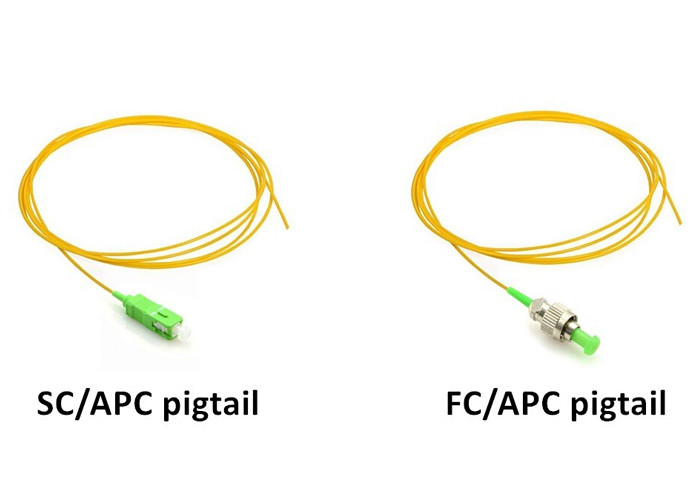 SC / APC Single Mode Fiber Optic Pigtail Simplex / Duplex Cord Type OEM