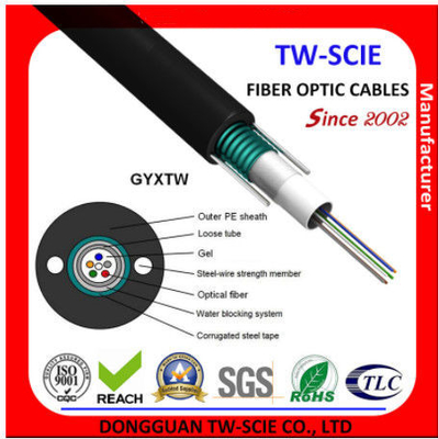 4f 50/125Mm GYXTW Aerial Fiber Optic Cable With Unitube Light Armored Structure
