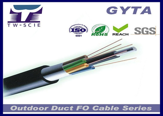 GYTS Steel Armored with PE sheath Fiber Optic Cable For Duct And Aerial with loose tube