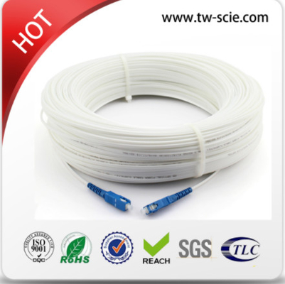 Good Waterproof FTTH Indoor Fibre Drop Cable , Indoor Butterfly Drop Cable Light Weight