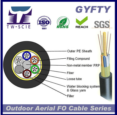 GYTS Steel Armored with PE sheath Fiber Optic Cable For Duct And Aerial with loose tube