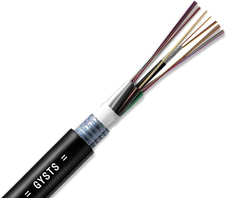 2-288 Core Single Mode / Multi Mode Outdoor Fiber Optic Cable With 6-12 Fibers Per Tube