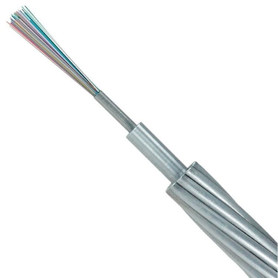 Customized Aluminum Clad Steel OPGW Fiber Optic Cable For FTTH FTTB FTTX Network Installation