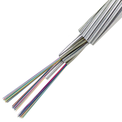 16 Core Central Tube PE Jacket FTTH Fiber Optic Cable With Steel Wire Strength Member