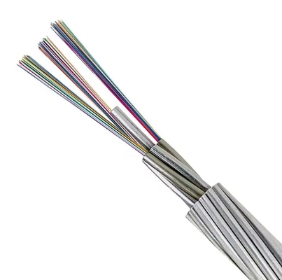 Customized Central Tube OPGW Fiber Optic Cable With PE Jacket For FTTH FTTB FTTX Network