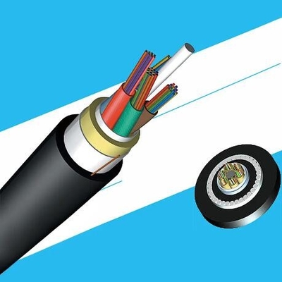 Outdoor Aireal Single Mode SM Fiber Optic Cable 12 24 Core ADSS Non Metallic SM Aerial Fiber Cable