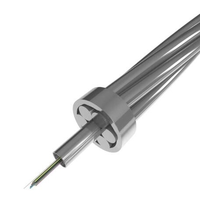 OPGW Typical Designs Of Central Al-Covered Stainless Steel Tube For Power Communication Aerial Installation