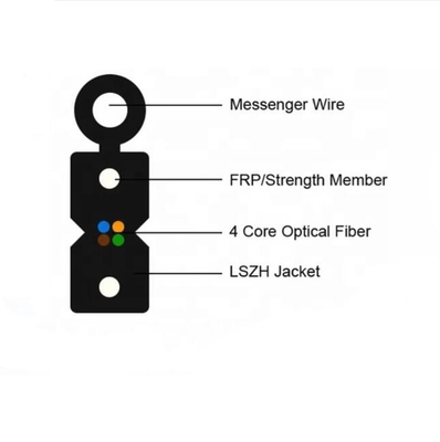 FTTH Drop Cable With Steel Central Strength Member For Enhanced Durability