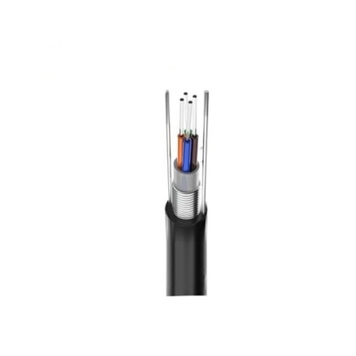 Single-Mode Optical Central Uni-Tube Corrugated Steel Armor Duct Aerial GYXTW Fiber Optic Cable