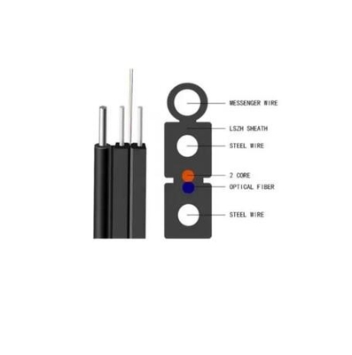 Outdoor 1core 2cores 4cores Self Supporting G657a1 G657a2 9/125 FTTH Drop Cable
