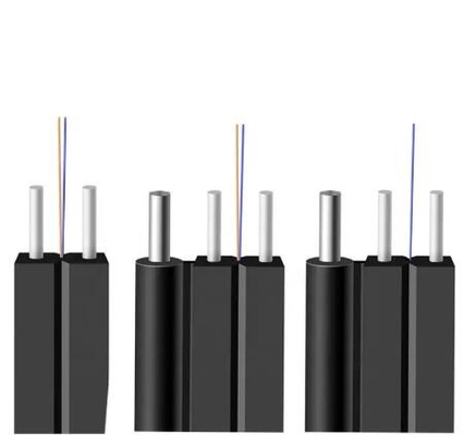 FIBER OPTIC 4 CORE 2km FTTH DROP CABLE SINGLE MODE FIBER OPTIC CABLE