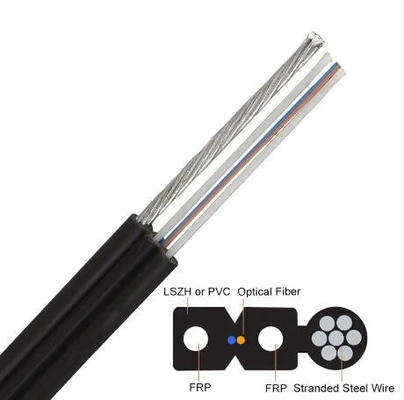 Optical Fiber Aerial Optical Cable Steel Reinforce FTTX FTTH FTTR Drop Fiber Cable