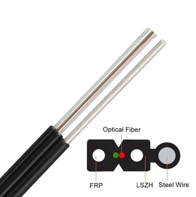 Optical Fiber Aerial Optical Cable Steel Reinforce FTTX FTTH FTTR Drop Fiber Cable