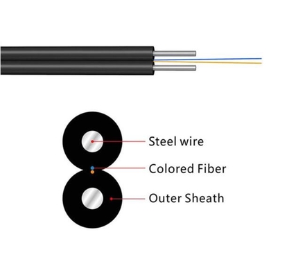 FTTH Drop Cable 1 CORE G657A2 G657A1 Fiber Optic Cable