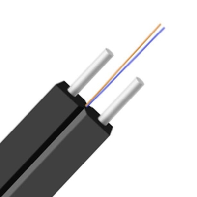 Indoor FTTH Drop Cable, FRP Strength Memeber, 1-12F,Choice Of OS2/OM2/OM3/OM4,LSZH