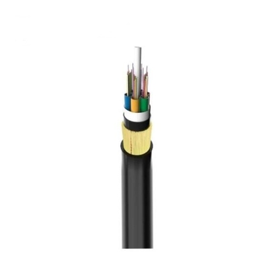Outdoor Single/Double Jacket Aerial 2 To 144 Core Sm G652D Self-Supporting ADSS Fiber Optic Cable
