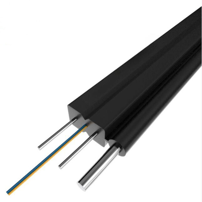 4 Core Flat Self Supporting FTTH Outdoor Drop Fiber Optic Cable Gyfxtby
