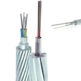 Aluminum clading stainless steel Optical Composite Overhead Ground Wire Cable  72core OPGW