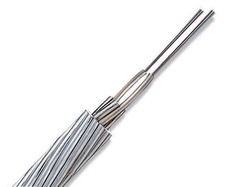 Aluminum clading stainless steel Optical Composite Overhead Ground Wire Cable  72core OPGW