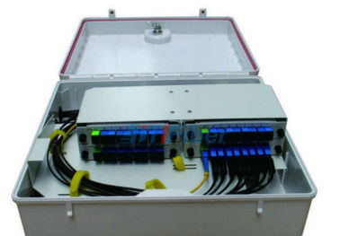 PLC Splitter Wall Mountedoptical fiber distribution box Cable Termination Box Waterproof light color manufacture