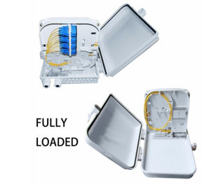 12 Core FTTH Fiber Optic Distribution Box Round Wire Material Shape Design