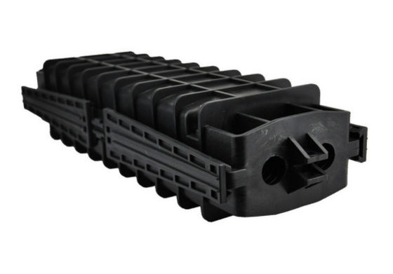 36 Core Optical Fiber Cable Joint Closure Horizontal Type Black Color