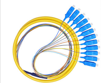 Good Repeatability Fiber Optic Pigtail For Optical Cable Connector SC / UPC