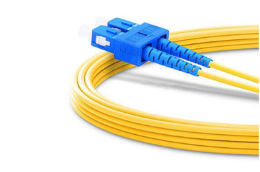 LC - SC Single Mode Fiber Optic Patch Cord 500 Cycles Durability ISO9001