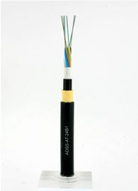 China OEM PE Sheath Multi Core G657A2 ADSS Loose Tube Fiber Optic Cable