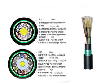 OEM Self Supporting Aerial ADSS Cable, Flexible Armored Cable Compact Structure