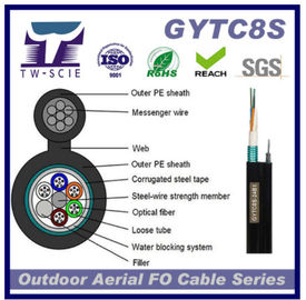36 Core GYTC8s Fiber Optic Network Cable Self - Support Aerial Installation Method
