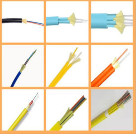GJFJV 12 Core  indoor optical fiber cableTight Buffered And Non - Metal Member  light cable