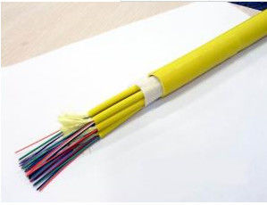 GJFJV 12 Core  indoor optical fiber cableTight Buffered And Non - Metal Member  light cable