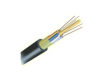 Outdoor Loose Tube Aerial Fiber Optic Cable GYFTY With FRP Central Strengthen