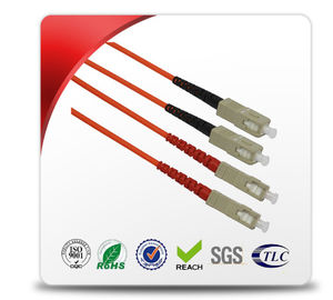 0.9mm - 3.0mm Diameter LC To SC Single Mode Fiber Patch Cable Easy To Use