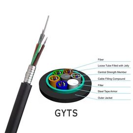 GYTS-Aerial Outdoor Fiber Optic Cable with Direct burial Multi Loose Tube Corrugated Steel Armored Cable for