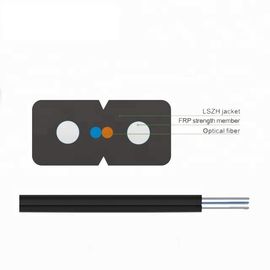 1/2/4 Core with LSZH Sheath GJXH/GJXFH FTTH FRP Single Mode Drop Cable for indoor