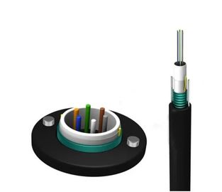 2-24 Core G652D GYXTW Un I- Tube Armoured Outdoor Fiber Optic Cable / Communication SM Optical Fiber