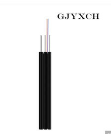 LSZH Sheath Indoor Fiber Optic Cable Kevlar Yarn Material Strength Member-FTTH Cable