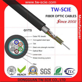 216 Core Outdoor Rated Fiber Optic Cable , Armored Om3 Fiber Optic Cable Gyts