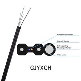 FTTH Indoor Drop Cable GJYXCH  2 Core Single Mode Figure 8 shape Optic Cable