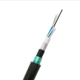 8 Fibers Outdoor Fiber Optic Cable GYTS53 Direct Buried Stranded Telecommunication