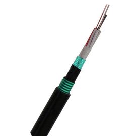 GYTS53 Outdoor Optical Fiber Cable Direct Buried Stranded Loose Tube double steel Armored Cable black sheath