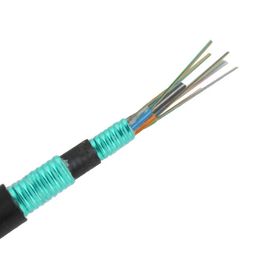 GYTS53 2-288 Core Outdoor Armored Fiber Optic Cable Direct Buried Stranded Loose Tube