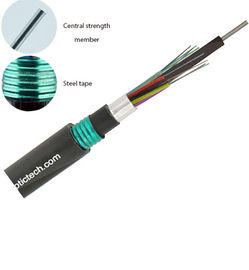 72 Cores GYTA53 OFC Armoured Cable Direct Buried Stranded Loose Tube Armored Cable