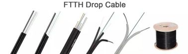FTTH GJYXFH butterfly-shaped optical fiber cable Simplex Bow Type G657A1 Drop Wire Fiber Optic 2 Core