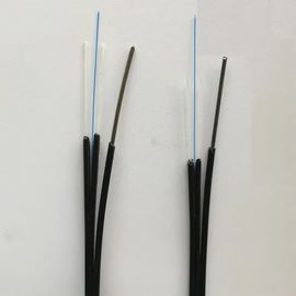 Lightweight Waterproof LSZH/PVC Jacket FTTH Network Indoor Drop Cable