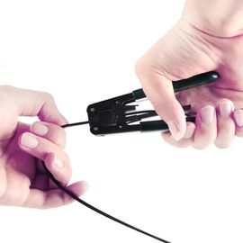 PVC or LSZH Jacket Messenger Wire Ftth Drop Cable Fiber Optic